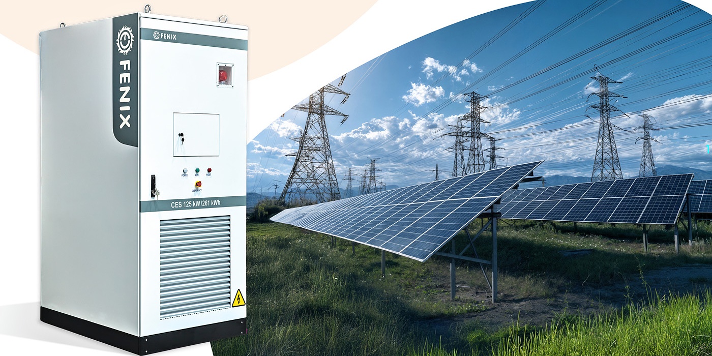 FENIX Group představuje středně velké bateriové úložiště CES s výkonem 125 kW