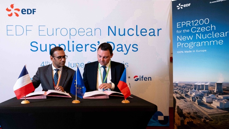 Viceprezident EDF Vakisasai Ramany a Josef Perlík, Josef Perlík, výkonný ředitel Aliance české energetiky