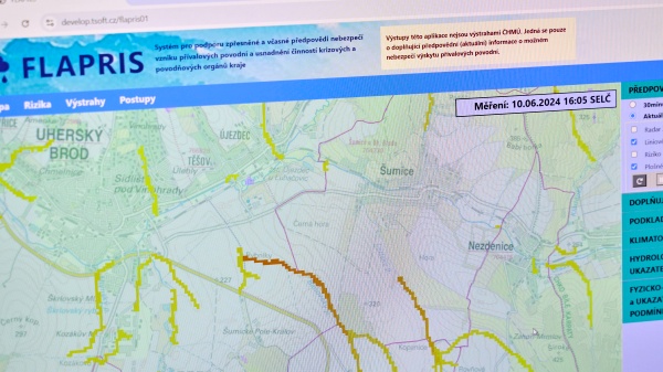 Novou aplikaci předpovídající přívalové povodně vyvíjí na Univerzitě Tomáše Bati ve Zlíně